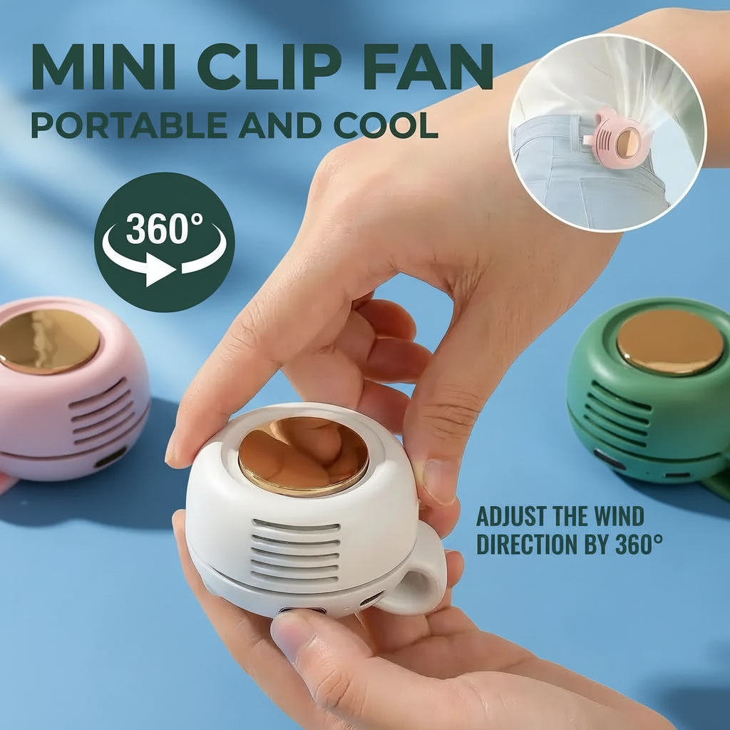 Mini Clip Fan fondo premium